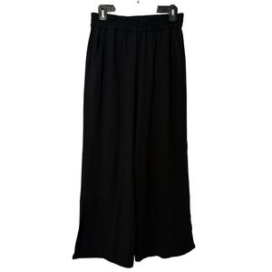 NWT Anthropologie Sanctuary Wide Leg Pull On‎ Pants Side Slit Hem Sz Small